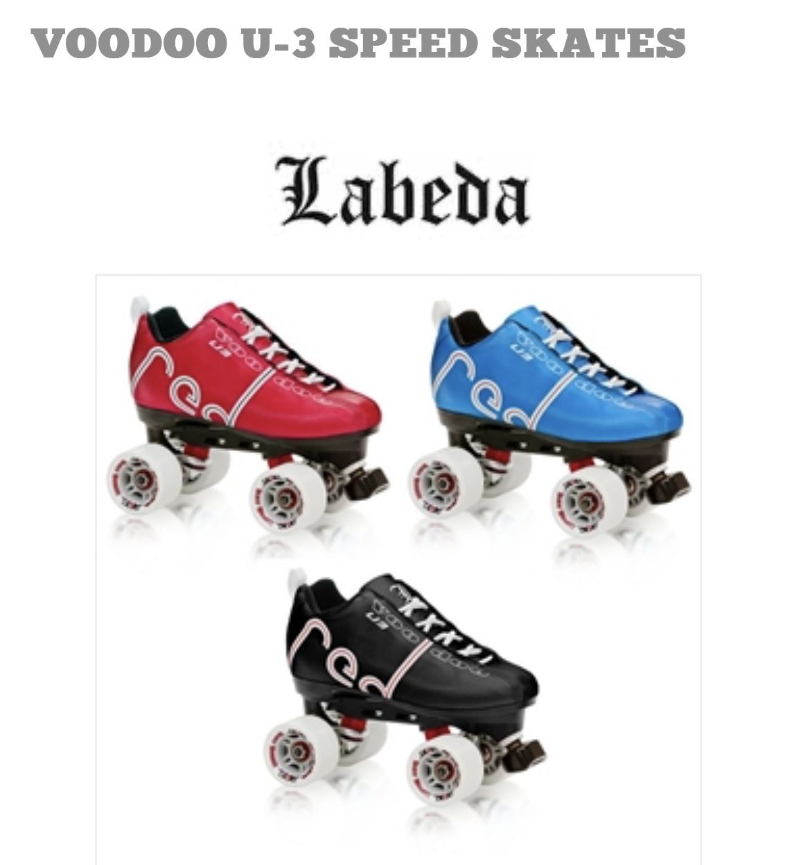 Labeda VooDoo U3 Speed skate
