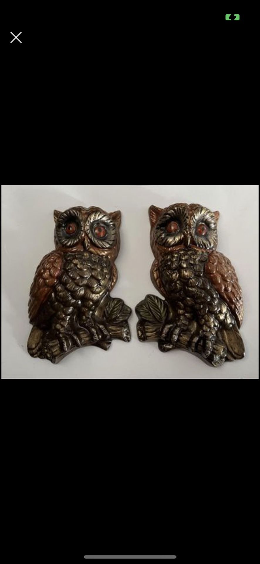 Handmade Ceramic owls (set of 2)