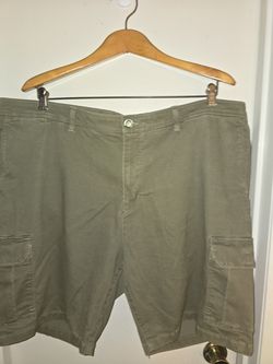 Tommy Bahama Cabo Coast Cargo Army Green Chino Sz 44 Vacation/Cruise
