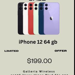 iPhone 12 64 Gb Unlocked And Clean Imei 