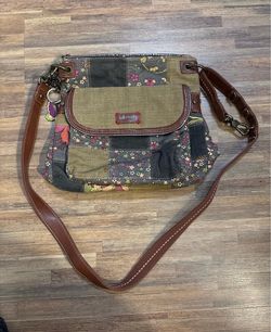 Gently Used Sakroots Bohemian style Floral Crossbody Bag/ Purse