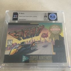 F-Zero WATA 9.2 A+ Sealed SNES Super Nintendo 