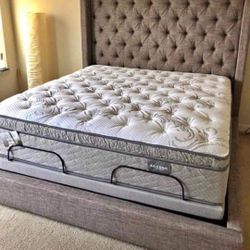 BRAND NEW STEARNS AND FOSTER'S QUEEN MATTRESS AND BOXSPRING SAME DAY DELIVERY 