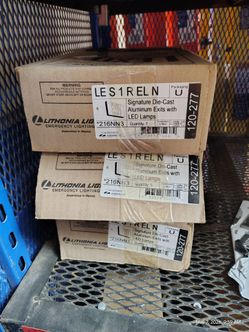 Lithonia Aluminum Exit Lights
