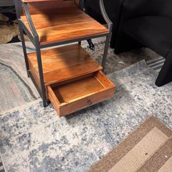 Beside table with charging capacity