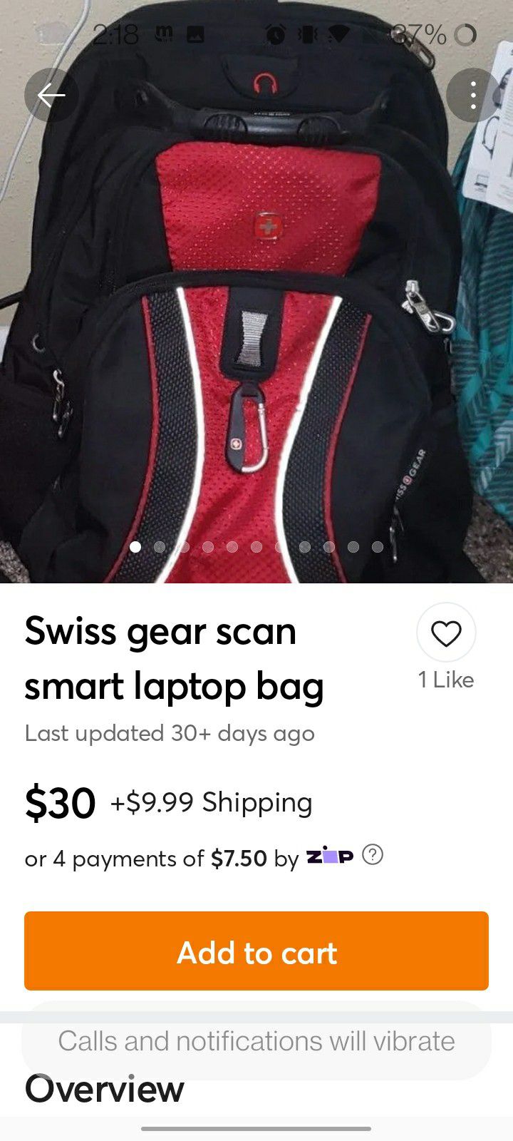 Swissgear Scansmart Laptop Backpack