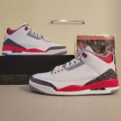 Air Jordan 3 Fire Red OG Retro (2022) ✅️ Size 10 Men's 🆕️  Brand New, DS 💯% Guaranteed Authentic 🔸️Nike AJ3 III 🔥🔥🔥