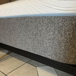 Queen Matress With Frame