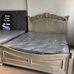 Cal King Bed With Mattress 
