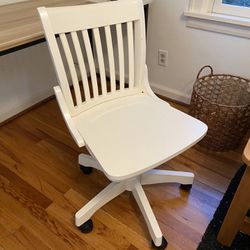 White Adjustable Office Chair