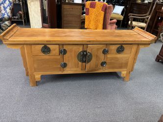 Antique Chinese altar coffer chest