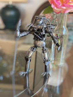 Hand Crafted Metal Warrior 