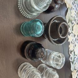 Antique Glass Telephone Telegraph Insulators 1893