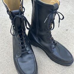 Black Leather Boots - SPERRY X JOHN LEGEND