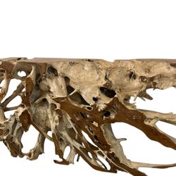 70”-8”-38” Teakroot Branches Console Entryway Table 