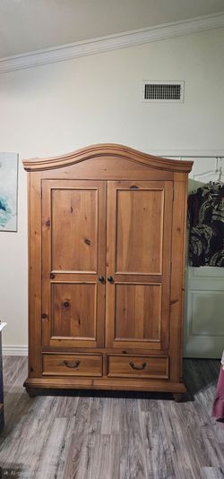 Knotty Pine Armoire