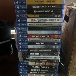PS4 & PS3 Games 