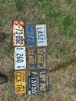 Old antique signs
