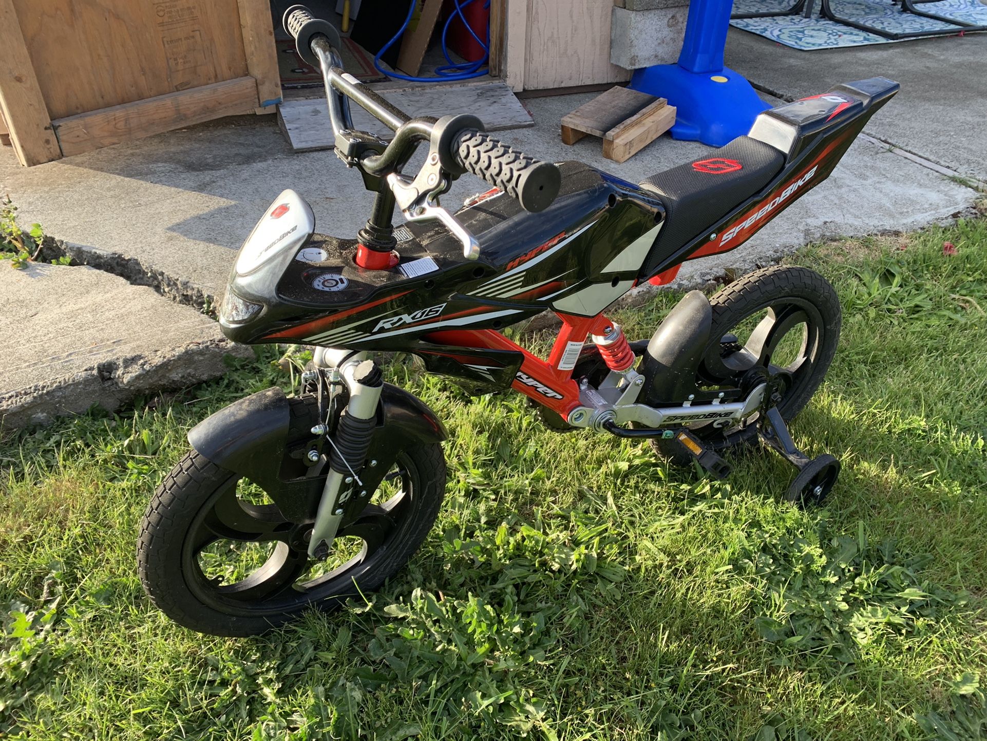 16 hyper top speed bike