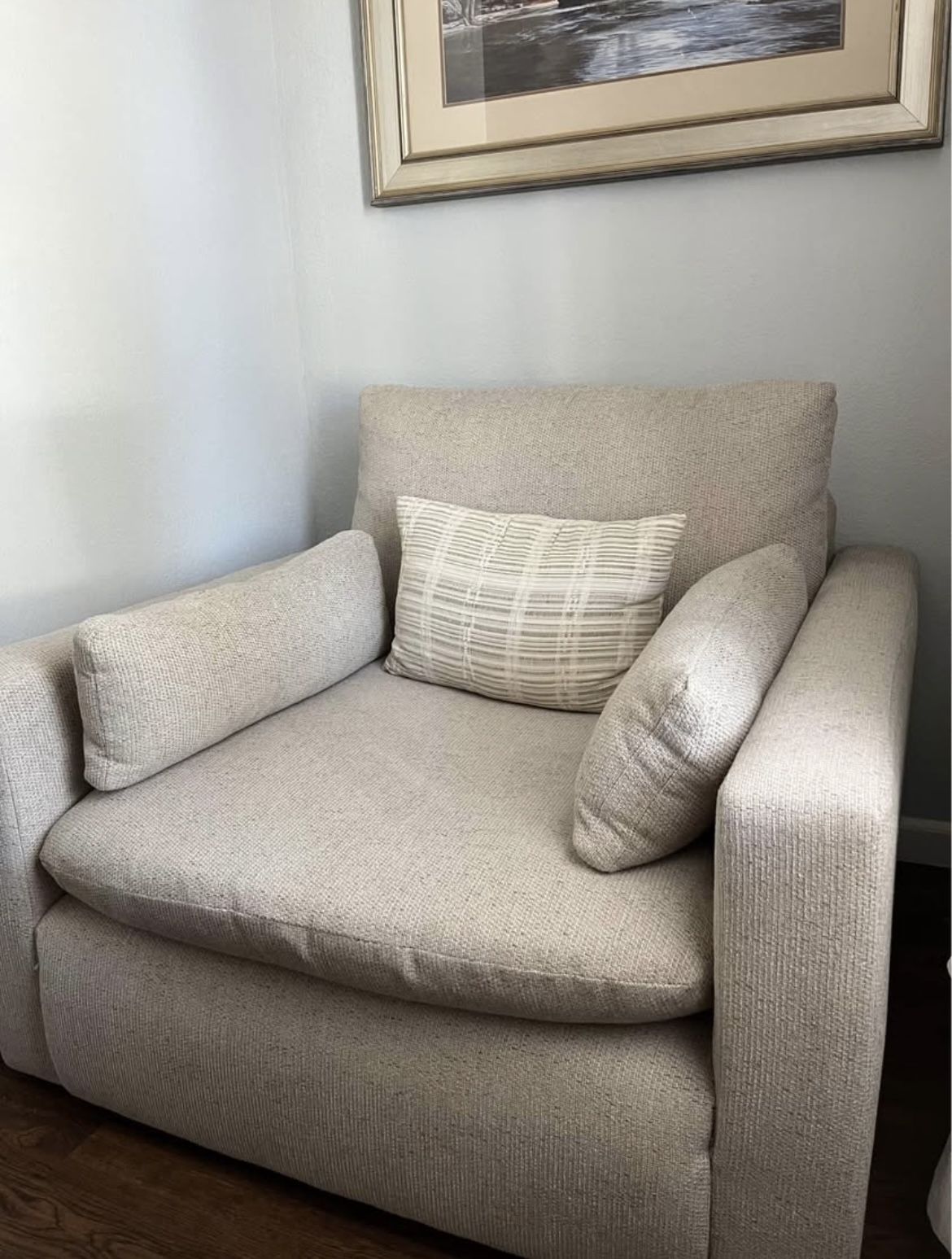 Refined Sand Oversized Chair