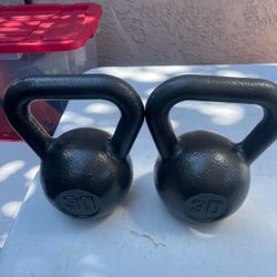 Athletic Works 30lb Kettlebell, Casting Iron, Durable