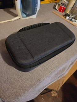 Gray Hard Shell Carrying Case with Handle for Nintendo Switch
