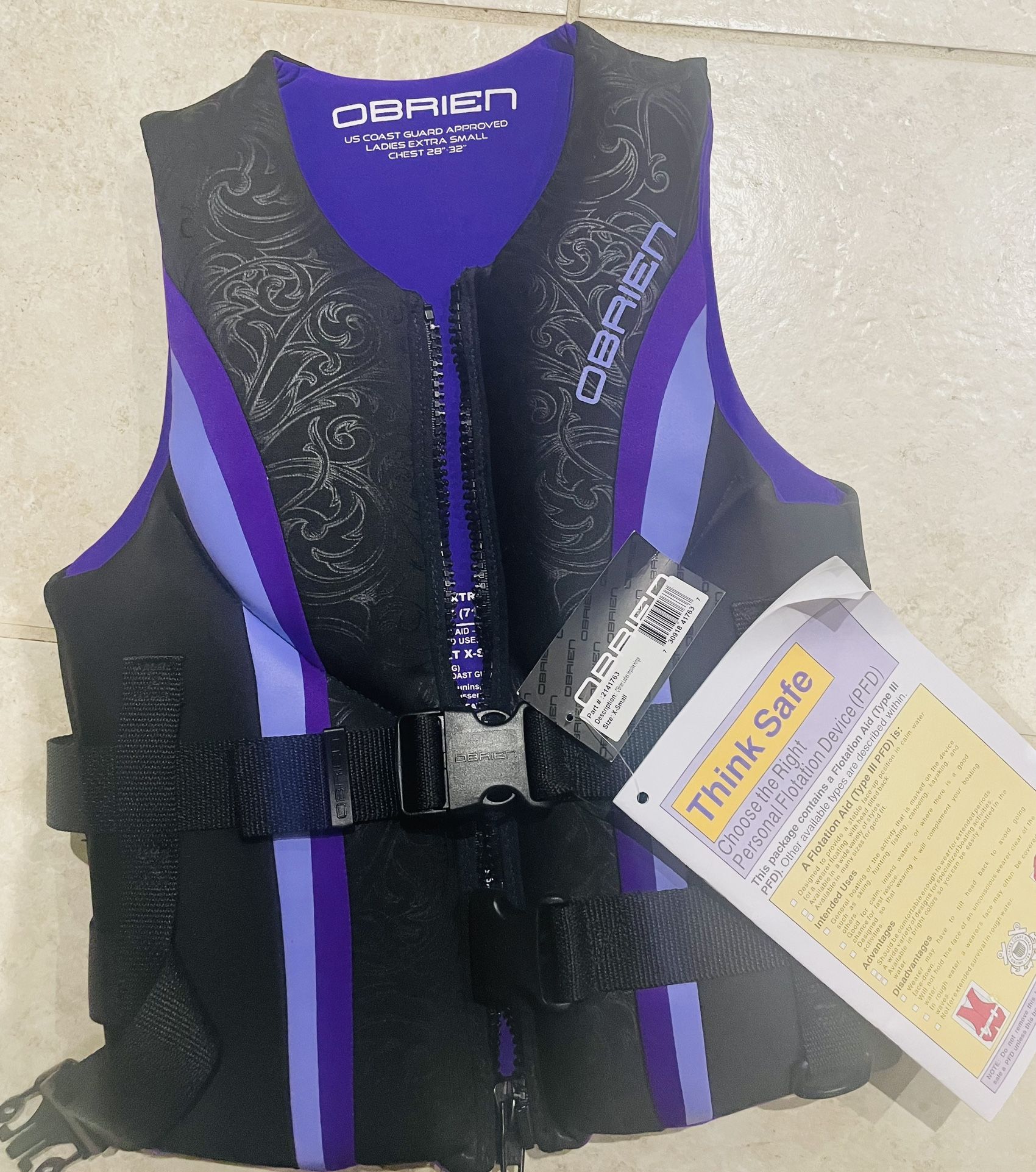 O'Brien Women's Impulse Neo Life Vest, Purple