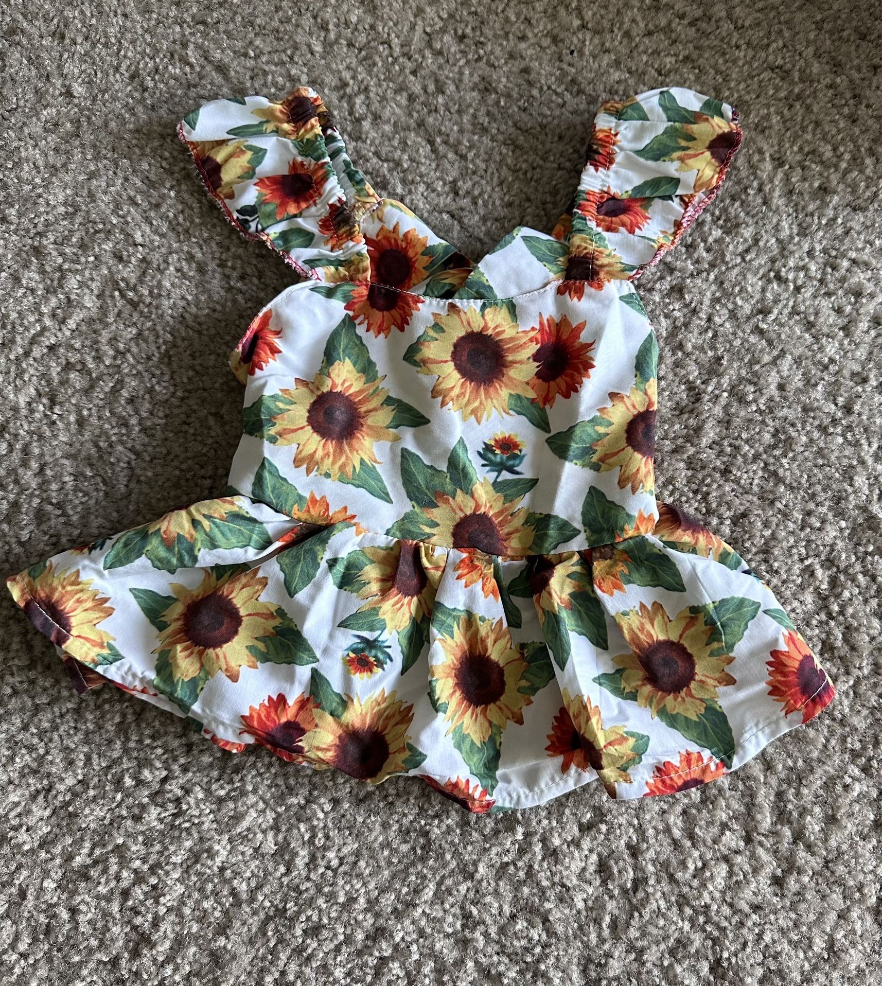 Baby Girl Sunflower Dress