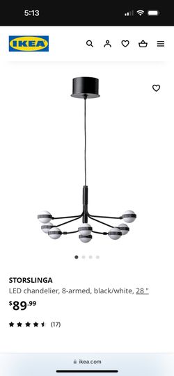 STORSLINGA LED chandelier