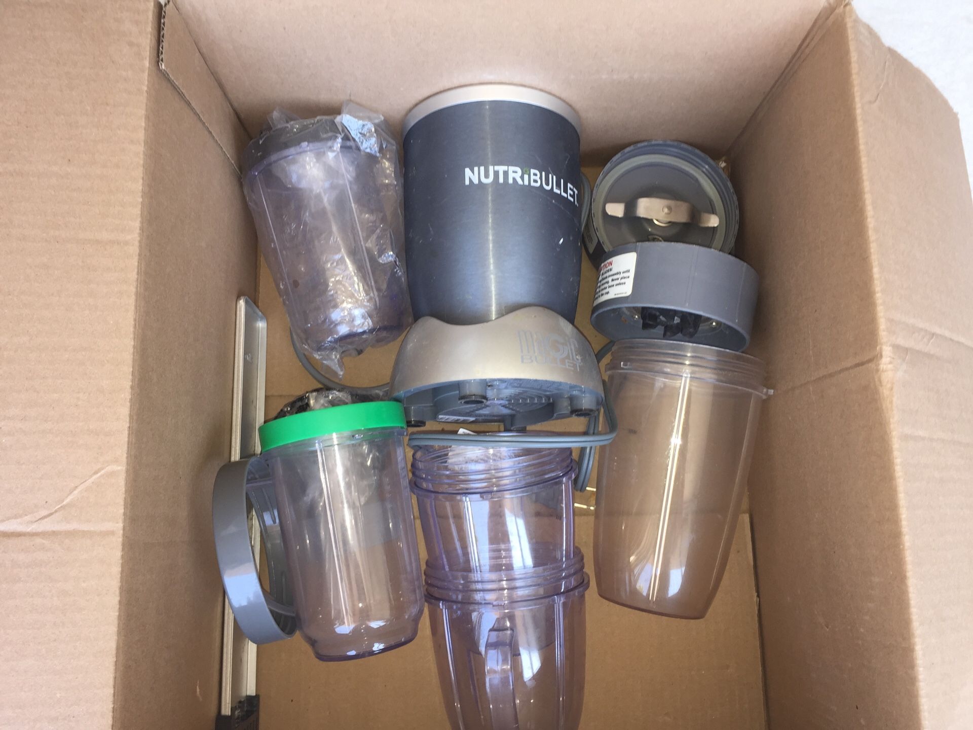 Nutritbullet magic. All pieces blender, etc.