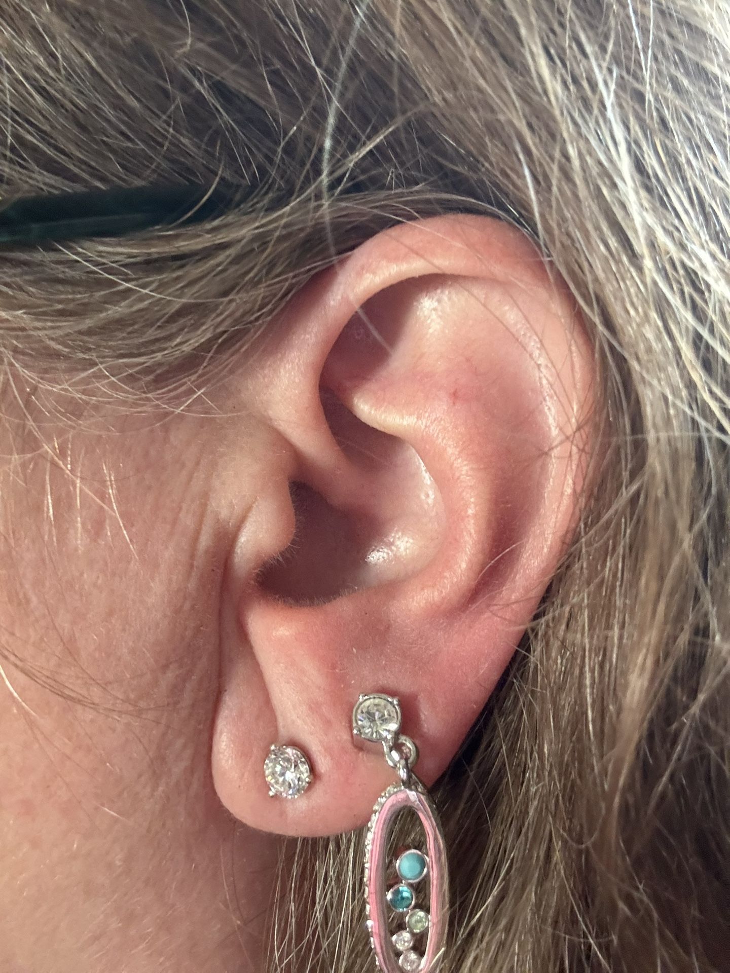 Vintage Swarovski Clip On Earrings