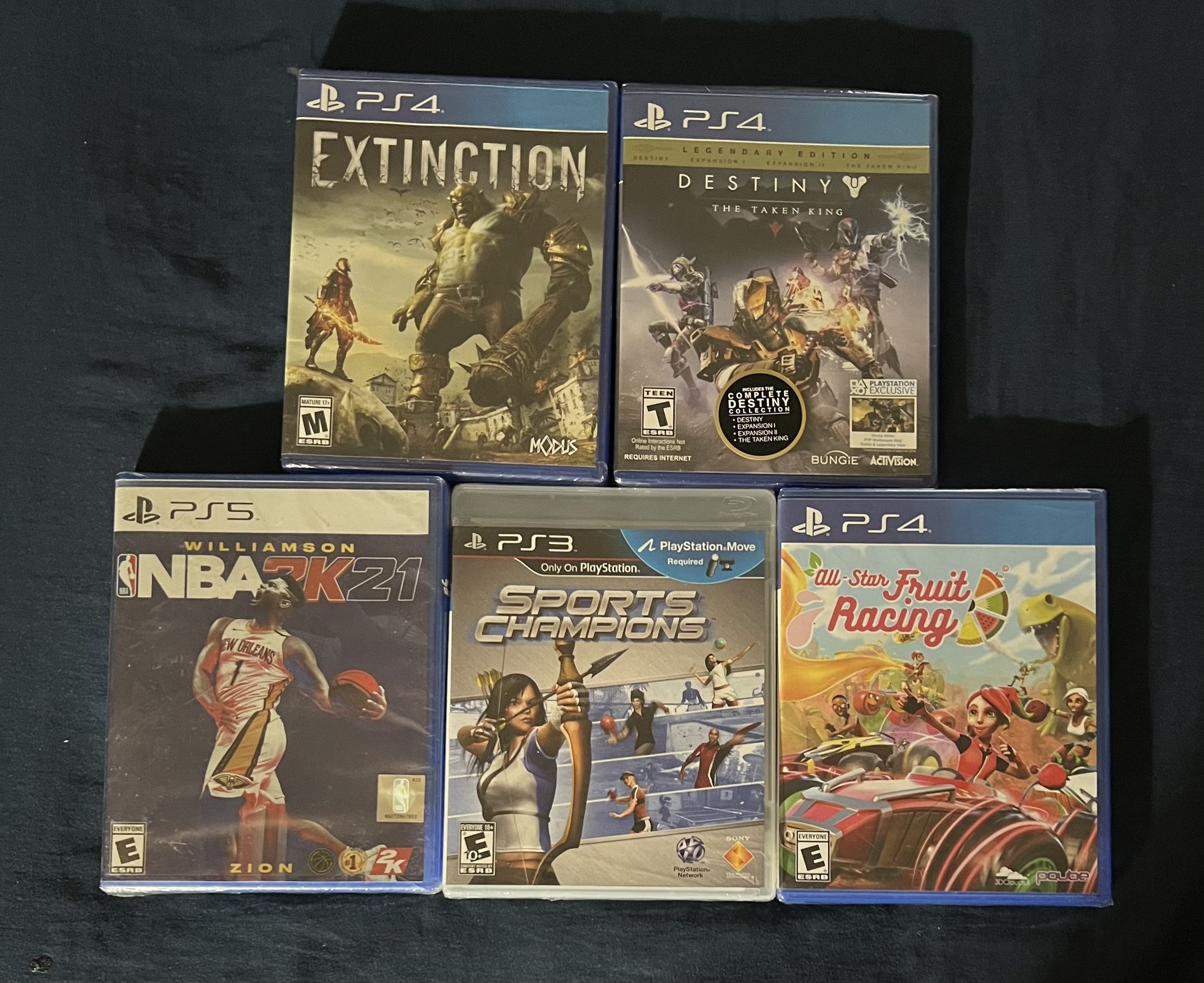 PS4and PS5 Video Games