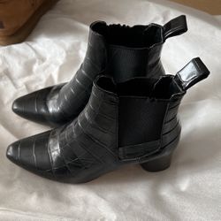 Zara Leather Booties -Free