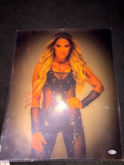 Trish Stratus - 11 X 17 Autograph- Certified