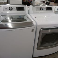 LG Set Washer And Dryer Electric 
