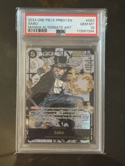 Prb-01 Psa 10 Sabo Manga 