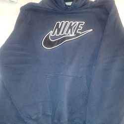 Nike Hoodie XXL Blueish Black 
