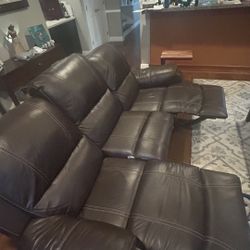 Ashley Leather Couch Recliners 