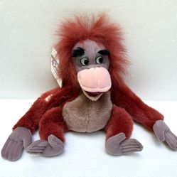 Vintage DISNEY Baby Louie From Jungle Book Bean Bag Plush With Tag
