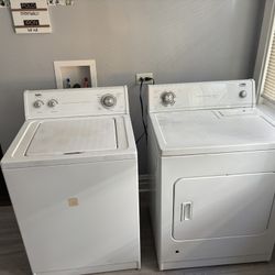 Electric Washer &  Gas Dryer