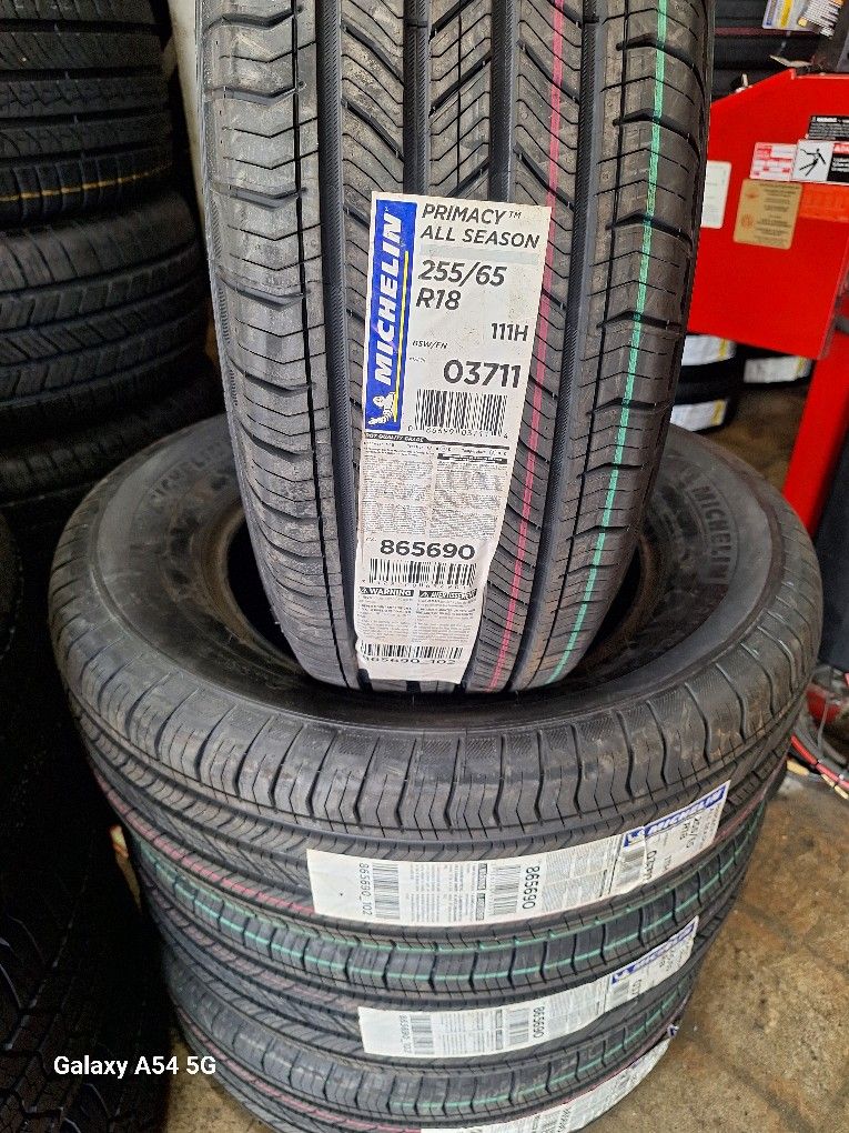 255/65/18/ $650 MICHELIN NEW FOUR TIRES