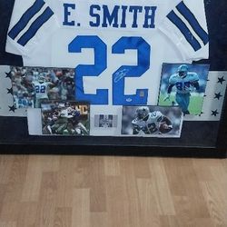 E.Smith sign certified jersey