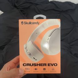 White skull Candy Crusher Bass 