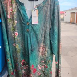 Blouse size S and L. New.. both for $10