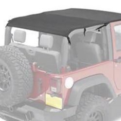 10-18 Jeep Wrangler JK 2 Door ( Bikini Top )