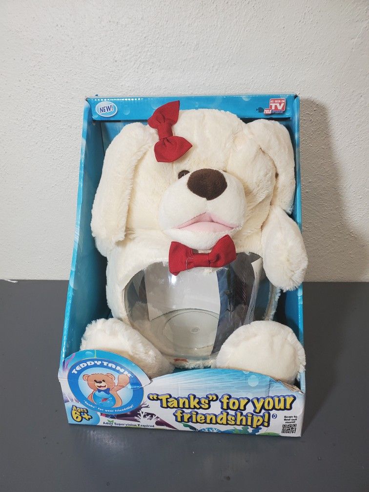 AS SEEN ON TV TEDDY TANK CUTE DOGGIE DESIGN TANKS FOR YOUR FRIENDSHIP! FISH TANK