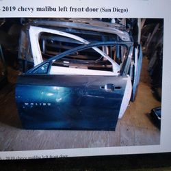 2016 - 2019 Chevy Malibu Left Front Door