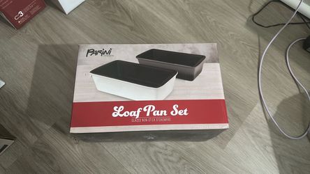 Parini Cookware Glazed Non-Stick Loaf Pan Set