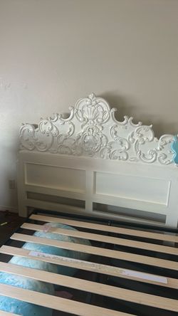 Queen bedfram and headboard