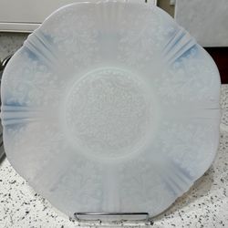 Vtg 1930s MacBeth Evans American Sweetheart Monax 12" Chop Plate Serving Platter